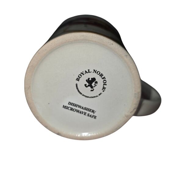 Christmas Snowman-Royal Norfolk  Ceramic Coffee Mug Holiday Drinkware - Picture 3 of 3